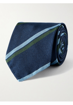 Sid Mashburn - 8cm Striped Silk-Twill Tie - Men - Blue