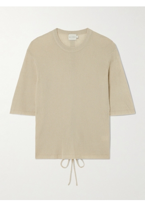 Deiji Studios - Paneled Ribbed Tencel™ Lyocell-blend T-shirt - Gray - xx small,x small,small,medium,large,x large