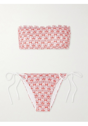 Missoni - Mare Strapless Metallic Crochet-knit Bikini - Red - IT36,IT38,IT40,IT42,IT44,IT46,IT48