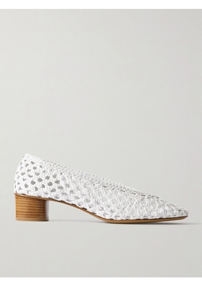Le Monde Béryl - Woven Leather Pumps - Cream - IT35,IT35.5,IT36,IT36.5,IT37,IT37.5,IT38,IT38.5,IT39,IT39.5,IT40,IT40.5,IT41,IT41.5,IT42