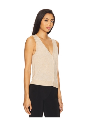EAVES Dene Vest in Beige. Size L. Also in M, S, XL, XS.
