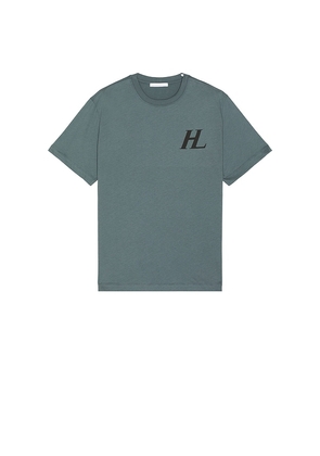 Helmut Lang Capsule Tee in Slate. Size L. Also in M, S, XL/1X.
