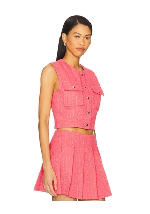 Line & Dot Emmeline Top in Pink. Size L. Also in M, S, XL, XS.