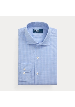 Custom Fit Plaid Poplin Shirt