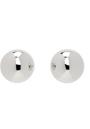 Givenchy Silver Curve Earrings