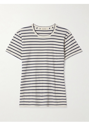 Nili Lotan - Lana Striped Cotton-jersey T-shirt - White - x small,small,medium,large,x large