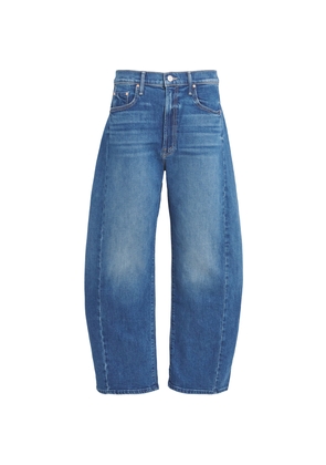 Mother The Full Pipe Flood Barrel Jeans