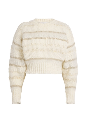Frame Cropped Stripe Sweater