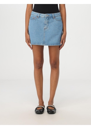 Skirt A. P.C. Woman color Denim