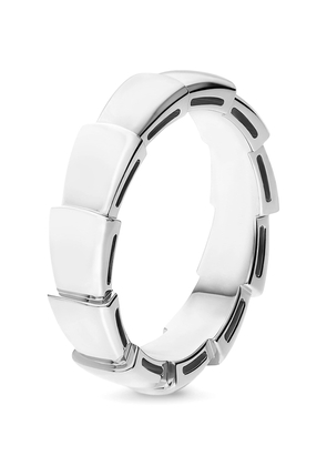Bvlgari White Gold Serpenti Viper Wedding Band