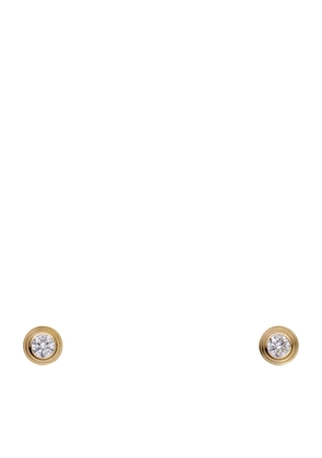Extra-Small Yellow Gold and Diamond Cartier d'Amour Earrings