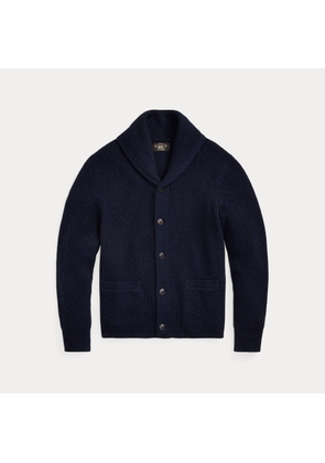 Cashmere Shawl-Collar Cardigan