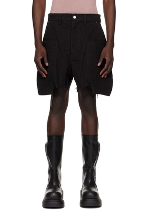 Rick Owens Black Porterville Stefan Shorts
