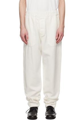 CASEY CASEY Off-White Jog Ah Militaire Trousers