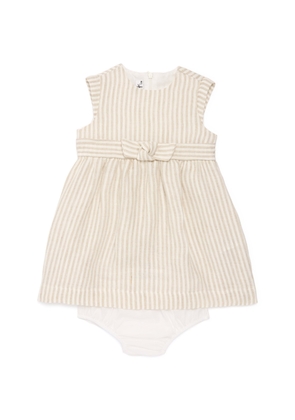 Il Gufo Striped Dress and Bloomers Set