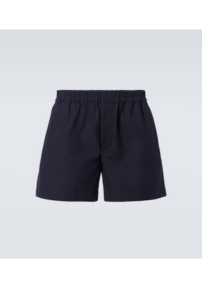 Gucci Logo embroidered cotton shorts