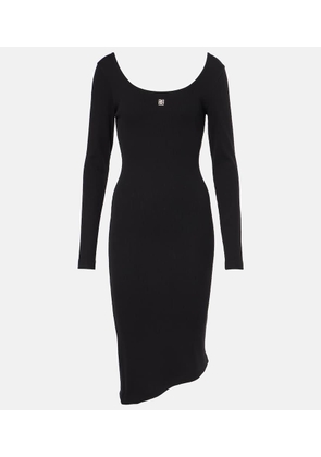 Givenchy Ribbed-knit cotton jersey midi dress