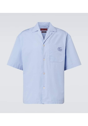 Gucci Double G cotton poplin shirt