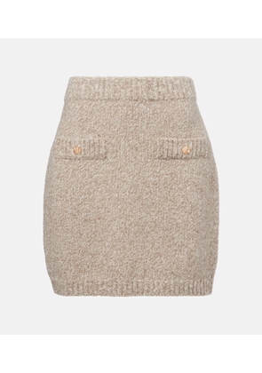 Jardin des Orangers Cashmere-blend miniskirt