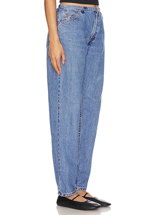 aligrace Vintage Mini Rise Jeans in Blue. Size 25. Also in 27, 30, 31.