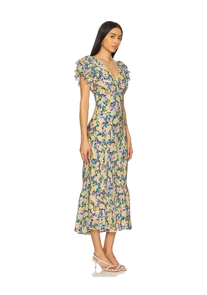 ASTR the Label Celestine Dress in Yellow. Size M. Also in L, S, XS.