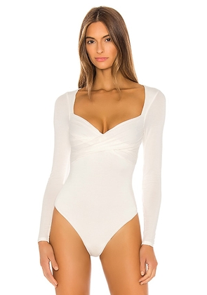Lovers and Friends Mikka Bodysuit in White. Size XL. Also in L, M, S, XS, XXS.
