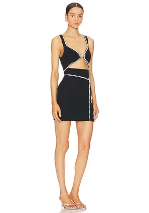 MAJORELLE Matteson Mini Dress in Black. Size M. Also in S, XL, XS, XXS.