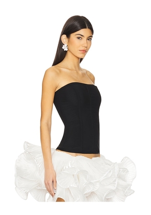 SELEZZA LONDON Beatrix Corset in Black. Size M. Also in S.