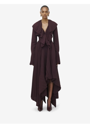 ALEXANDER MCQUEEN - Asymmetric Pleated Skirt - Item 813465QEAF25006