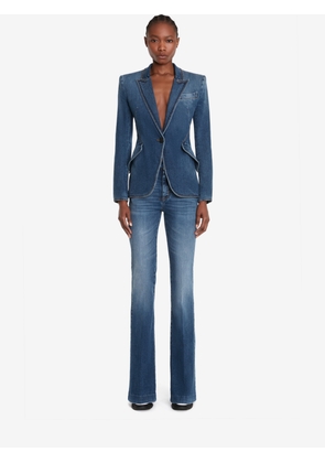 ALEXANDER MCQUEEN - Narrow Bootcut Denim Trouser - Item 708762QMABQ4118