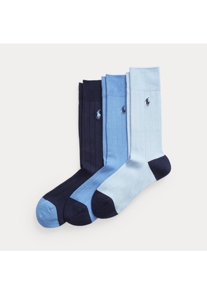 Rib-Knit Trouser Sock Three-Pack