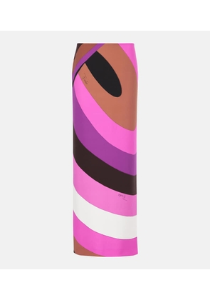 Pucci Iride printed maxi skirt