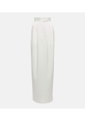 Alex Perry Presley crepe satin maxi skirt
