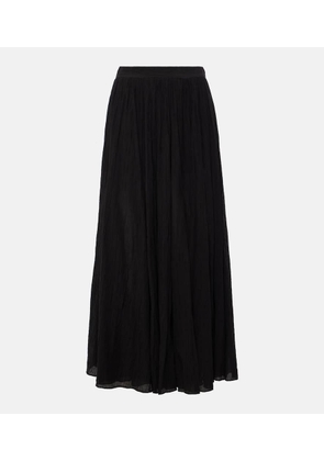 Toteme Plisse cotton-blend maxi skirt