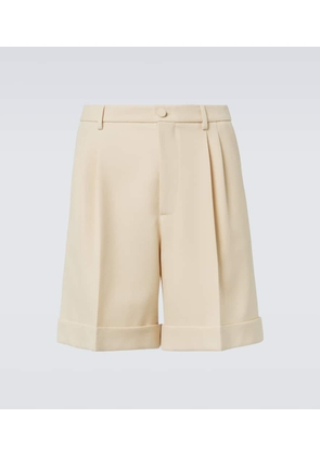 Valentino Wool gabardine Bermuda shorts
