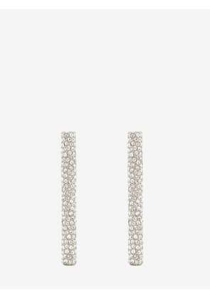 ALEXANDER MCQUEEN - Jewelled T-Bar Earrings - Item 810654J160N1021