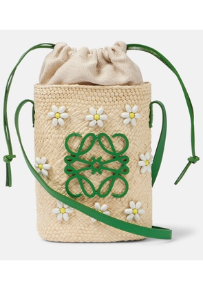 Loewe Paula's Ibiza Anagram beaded bucket bag