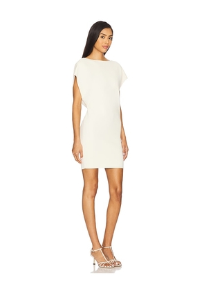 EAVES Rebecca Mini Dress in Cream. Size L. Also in M, S, XL.