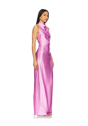 Amanda Uprichard Marcine Maxi Dress in Pink. Size L. Also in M, S, XL, XS.