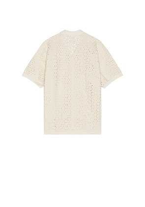Agua Bendita Jared Shirt in Cream in Cream. Size L. Also in S.