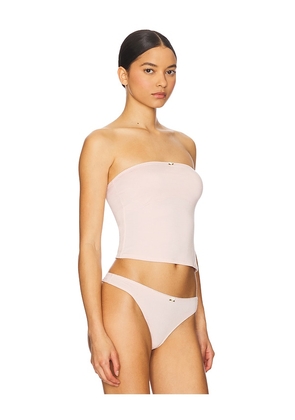 RAT BOI Contour Tube Top in Blush. Size L. Also in S, XL.