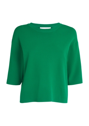 Yves Salomon Knitted Short-Sleeve T-Shirt