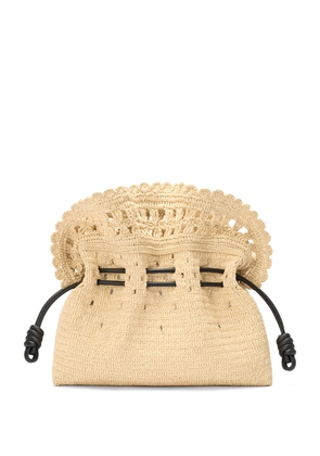 Loewe x Paula's Ibiza Raffia Flamenco Purse