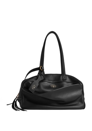 Balenciaga Medium Leather Carrie Bowling Top-Handle Bag