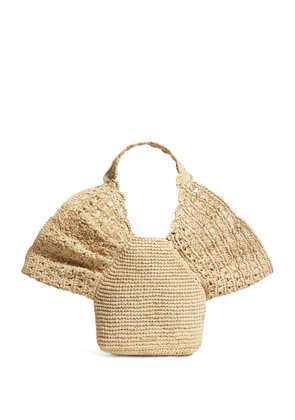 Zimmermann Raffia Bucket Bag