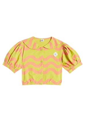 Jellymallow Wave printed cotton blouse