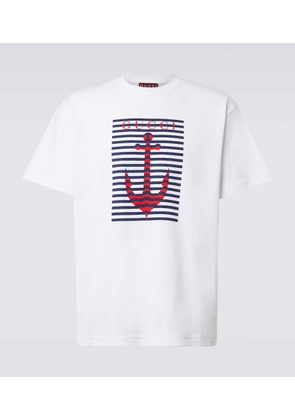 Gucci Logo printed cotton jersey T-shirt