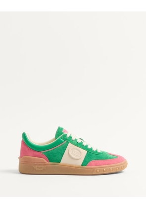 Valentino Garavani UPVILLAGE CROSTA SNEAKER Woman SWEET PINK/GREEN/GLACE 35.5