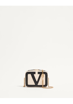 Valentino Garavani GARAVANI VIVA SUPERSTAR NAPPA BELT BAG Woman BUTTER/BLACK UNI