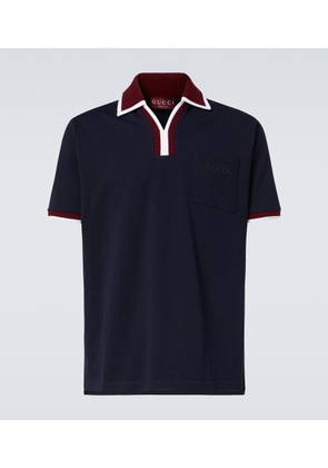 Gucci Cotton pique polo shirt